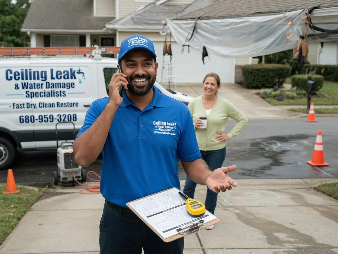 Ceiling Leak Cleanup Port Royal, VA FAQs